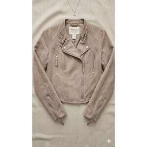 American Rag Cie Suede Moto Jacket Size Medium Women's